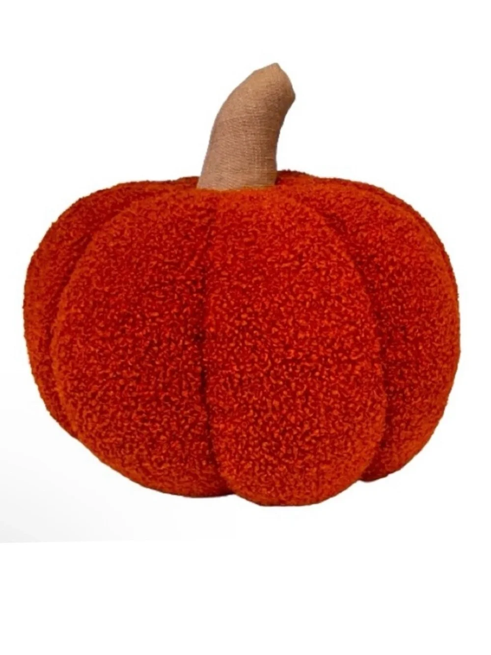 🆕- Plush Fleece Fabric Pumpkin Pillow Size: 41.5